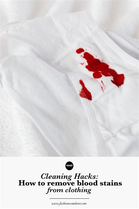 how to remove fake blood from white clothes|how to pretreat blood stains.